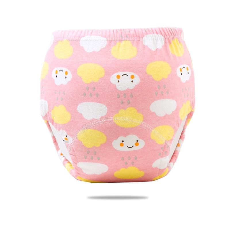 6 Layer Waterproof Reusable Cotton Baby Training Pants Infant Shorts Underwear Cloth Baby Diaper Nappies Panties Nappy Changing 100 yards [16-26 kg]