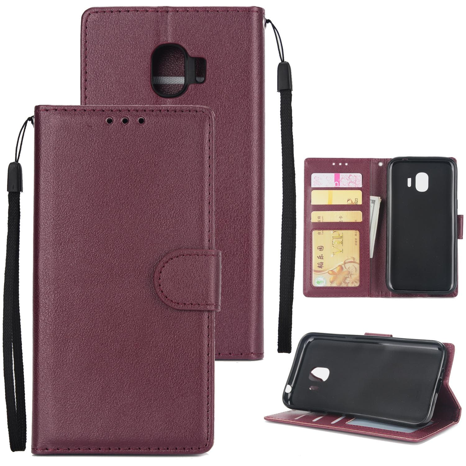 Flip Leather Wallet Case for Samsung Galaxy J2 J3 J4 J6 J7 J8 2018 J5 2016 2017 J6 Prime Plus A01 Core A32 A42 S30 Ultra Funda Galaxy A32 5G