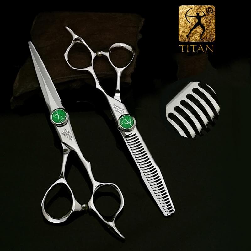 TITAN Hairdressing Scissors Cutting Shear Cut Hair Salon Barber Tool SUS440C Stainless Steel