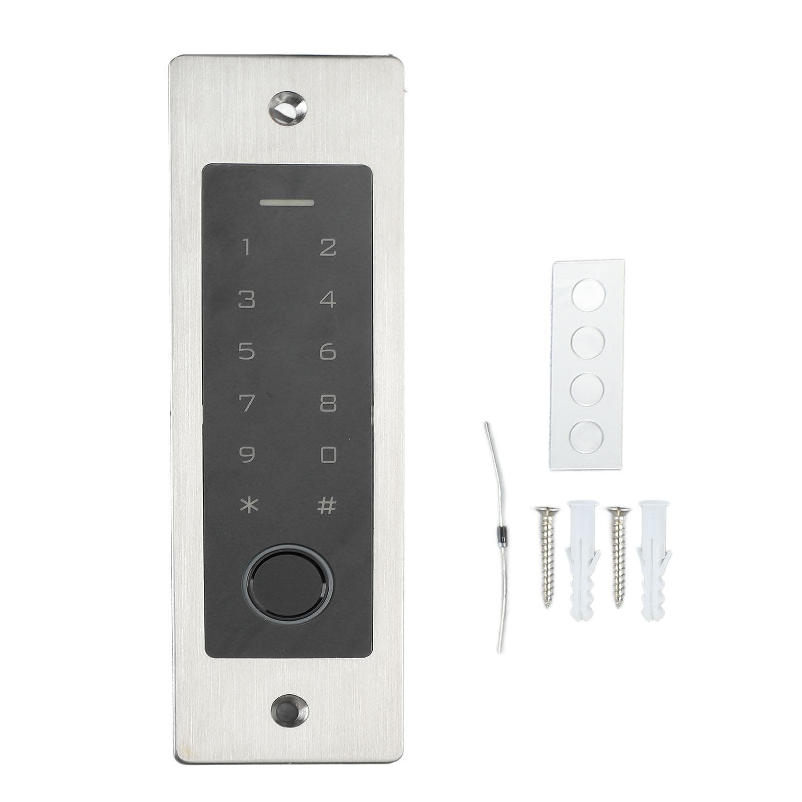 Card Access Control Machine with Backlit Keyboard Embedded Touch Fingerprint Password Access