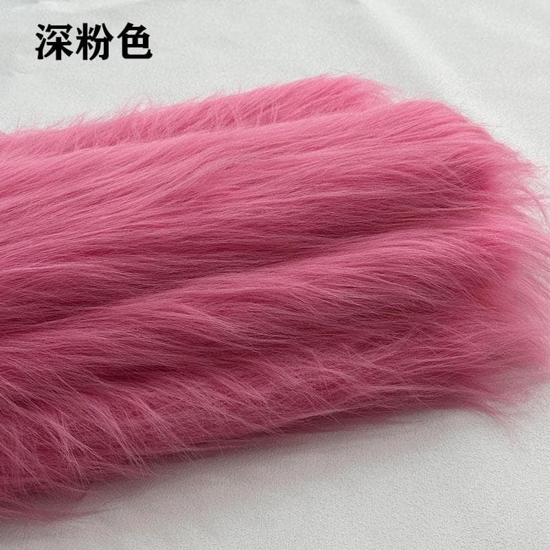 100x180cm Long Faux Fur Fabric Carpet Clothes Doll Plush Stuffed Toy for Needlework DIY Handmade Sewing Accessories 50x180cm
