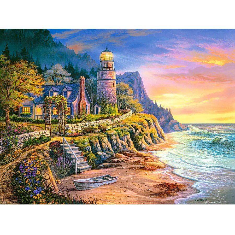 5D Diy Diamond Painting Lighting The Way Full Round Round Diamond Embroidery 20X30CM