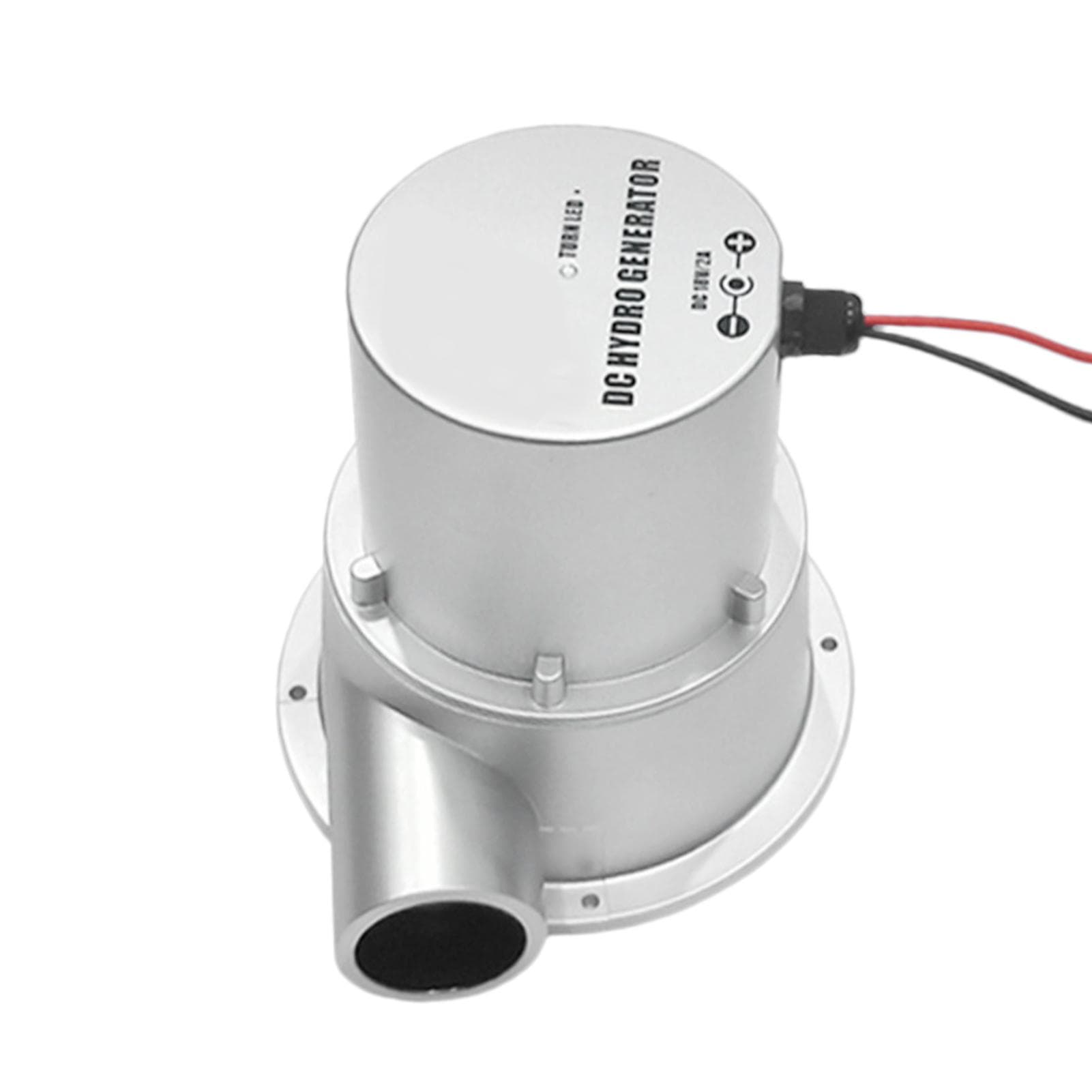DC18V 2A 36W Small Hydroelectric Generator Water Turbine Generator Brushless DC AC Hydraulic Pump silver