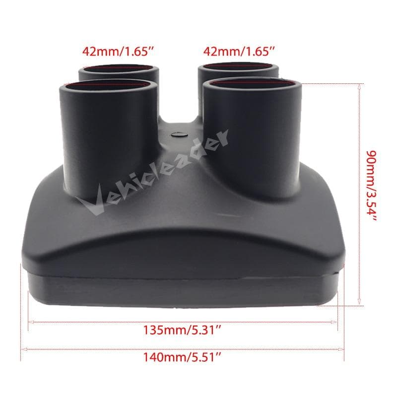Air Outlet Vent Cover For Air Diesel Parking Heater Parts For Webasto Heater 2KW 5KW For Car Truck Bus Caravan Boat Warming 5KW Four Hole 42mm