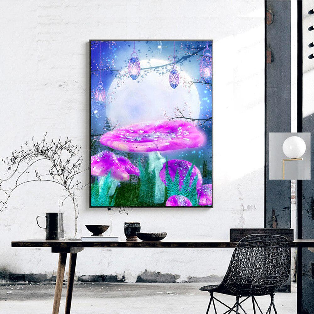 Diamond Embroidery Full Display DIY Diamond Embroidery Cross-stitch Flower Pictures of Rhinestones 20X30CM