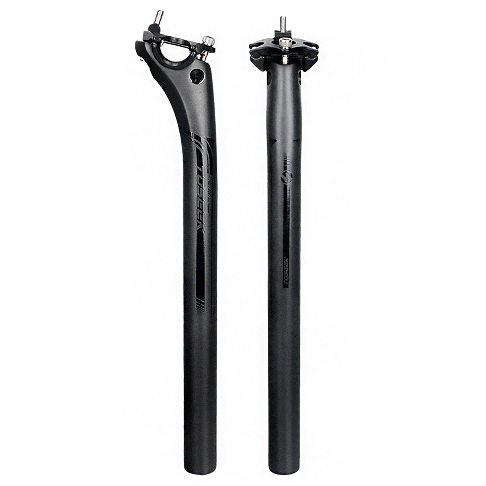 Lightweight Bike Seat Post Carbon Fiber Seatpost Adjustable Bicycle Seat Tube for Road Bike 31.6 x 400mm