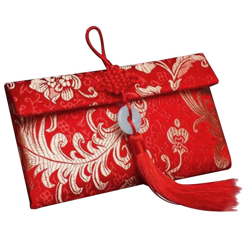 The wedding red envelope is a good gift. It is a gift of creative brocade fabrics, 10,000 yuan red
