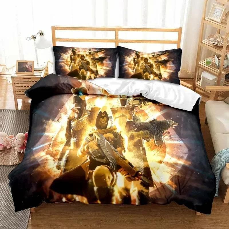 Game Destiny Bedding Set Boys Girls Twin Queen Size Duvet Cover Pillowcase Bed Kids Adult Fashion Home Textile Customizable 70x133cm 2pcs