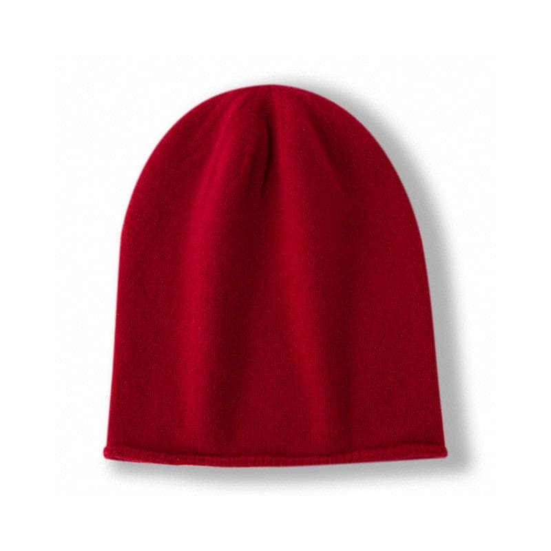 Cashmere hat, Qinghe cashmere, one size, M70 red