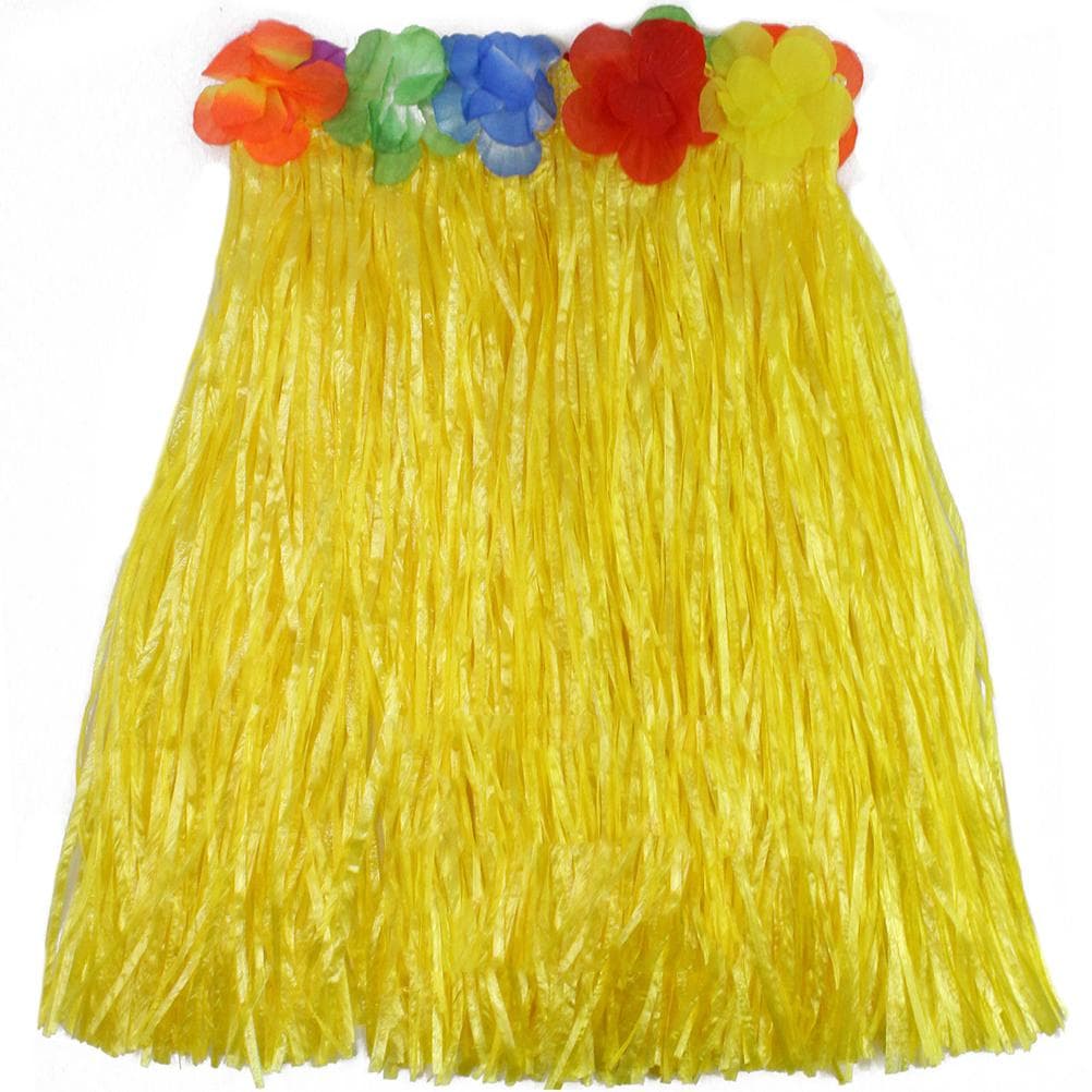 Hawaiian Grass Skirt Hula Skirt Lei Costume Luau Party Dance Beach Dress Up