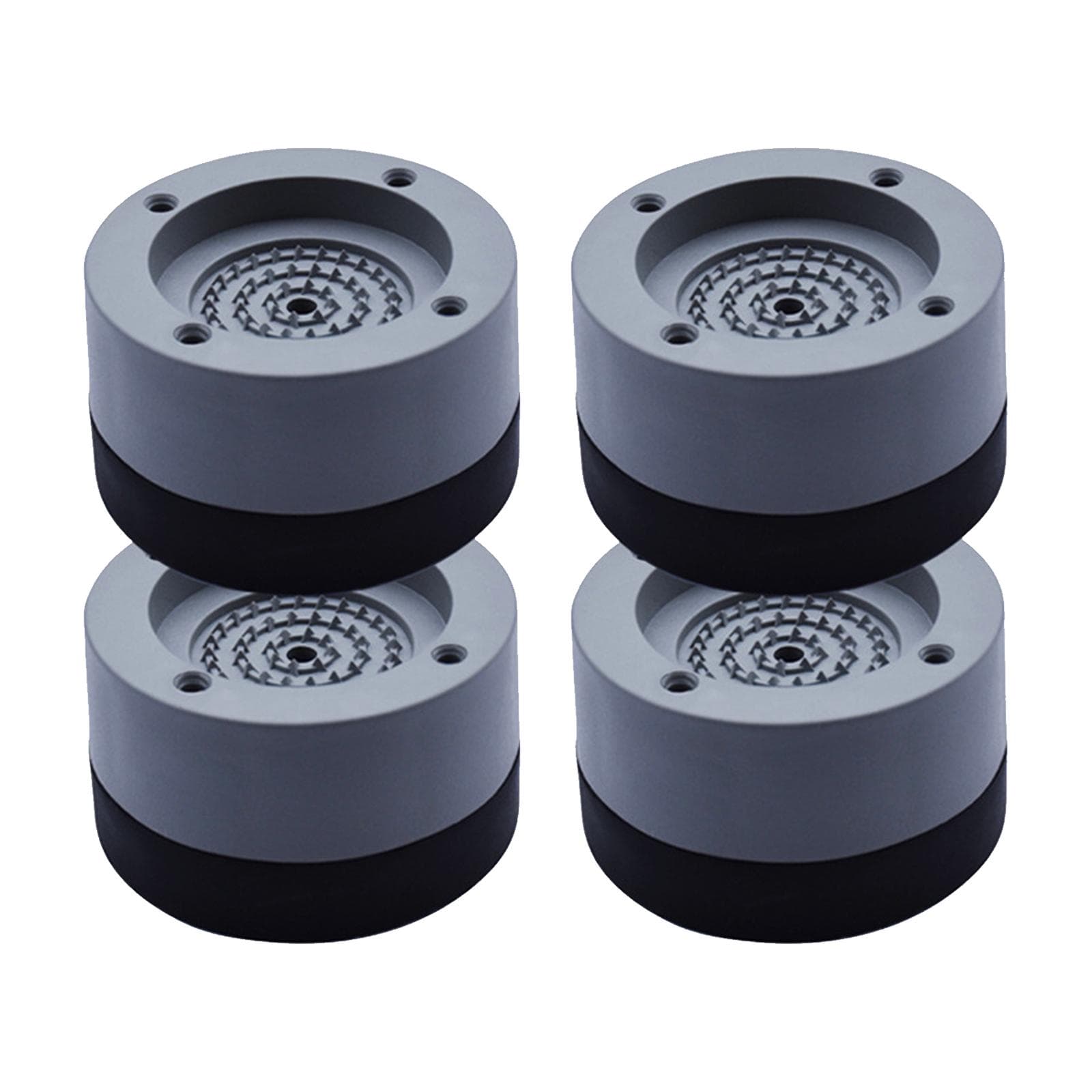 4PCS Washing Machine Base Foot Pads Anti Slip Anti Vibration Pads for Home Appliances Washing grey
