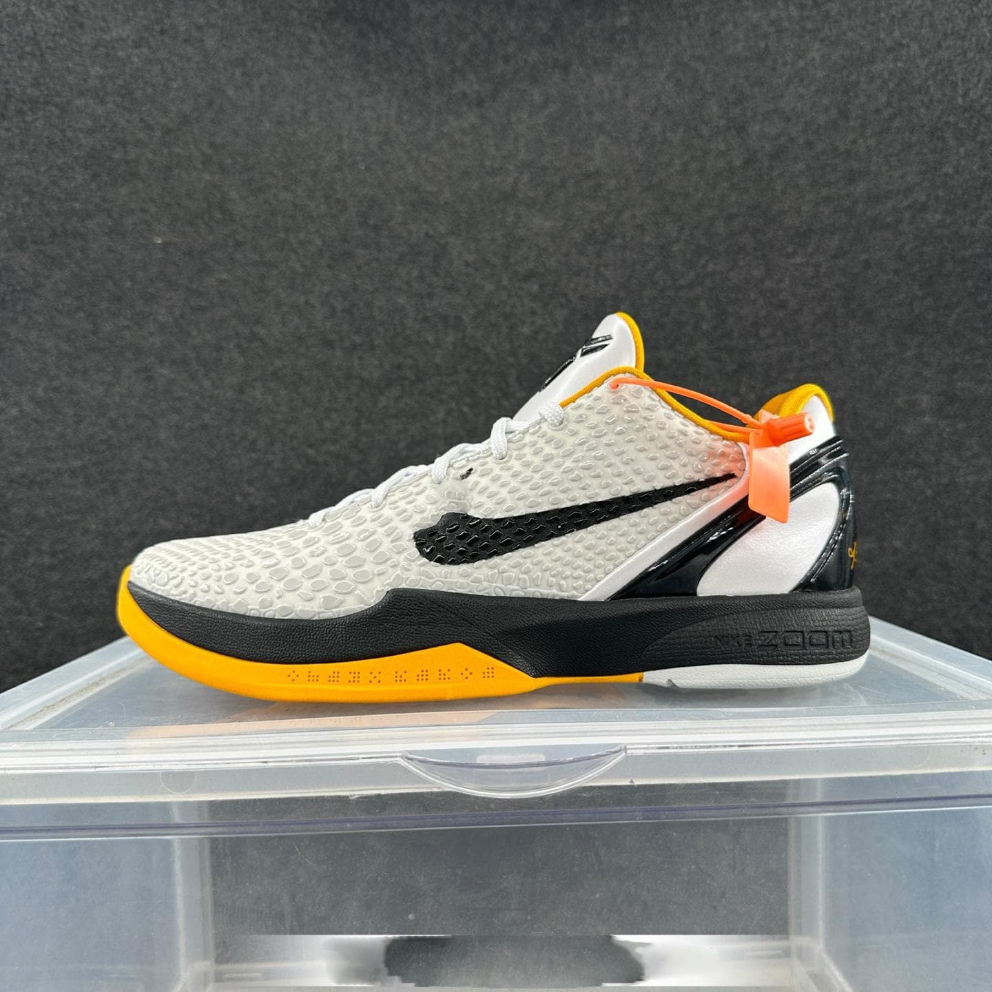Genuine Kobe 6 Combat Basketball Shoes - Violent Orange, Full Mamba Replica, 6th Gen Men's Sports Shoes Size 41