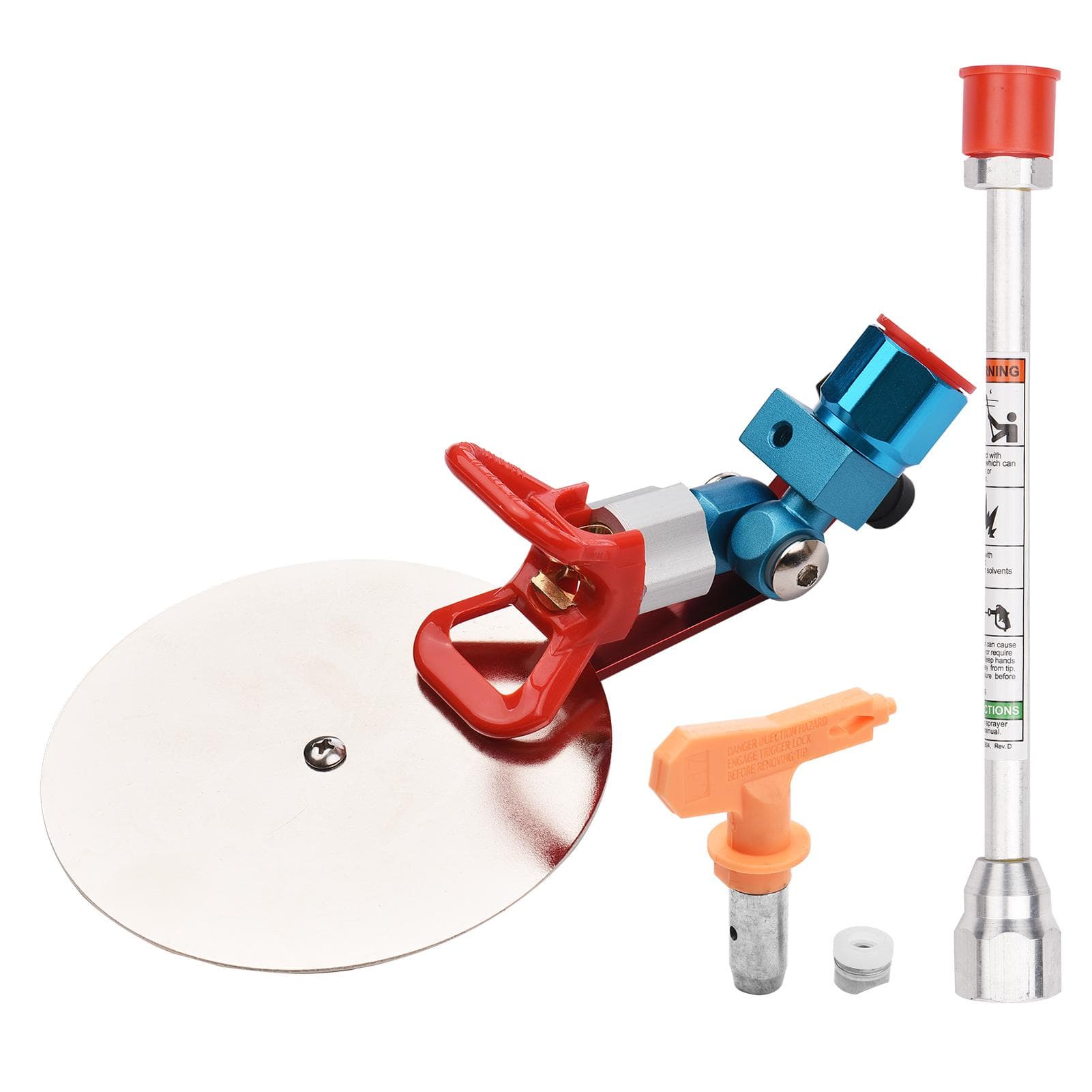 Spray Guide Accessory Tool for Airless Paint Sprayer Anti-Splash Baffle Airless Paint Sprayer Power with Extension Pole multicolour