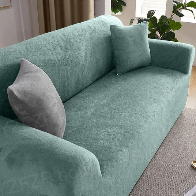 Multi -Color Plush Stretch Sofa Cover Special Price Couch Slipcovers Elastic Furniture Protector For Living Room 45x45cm Pillowcase