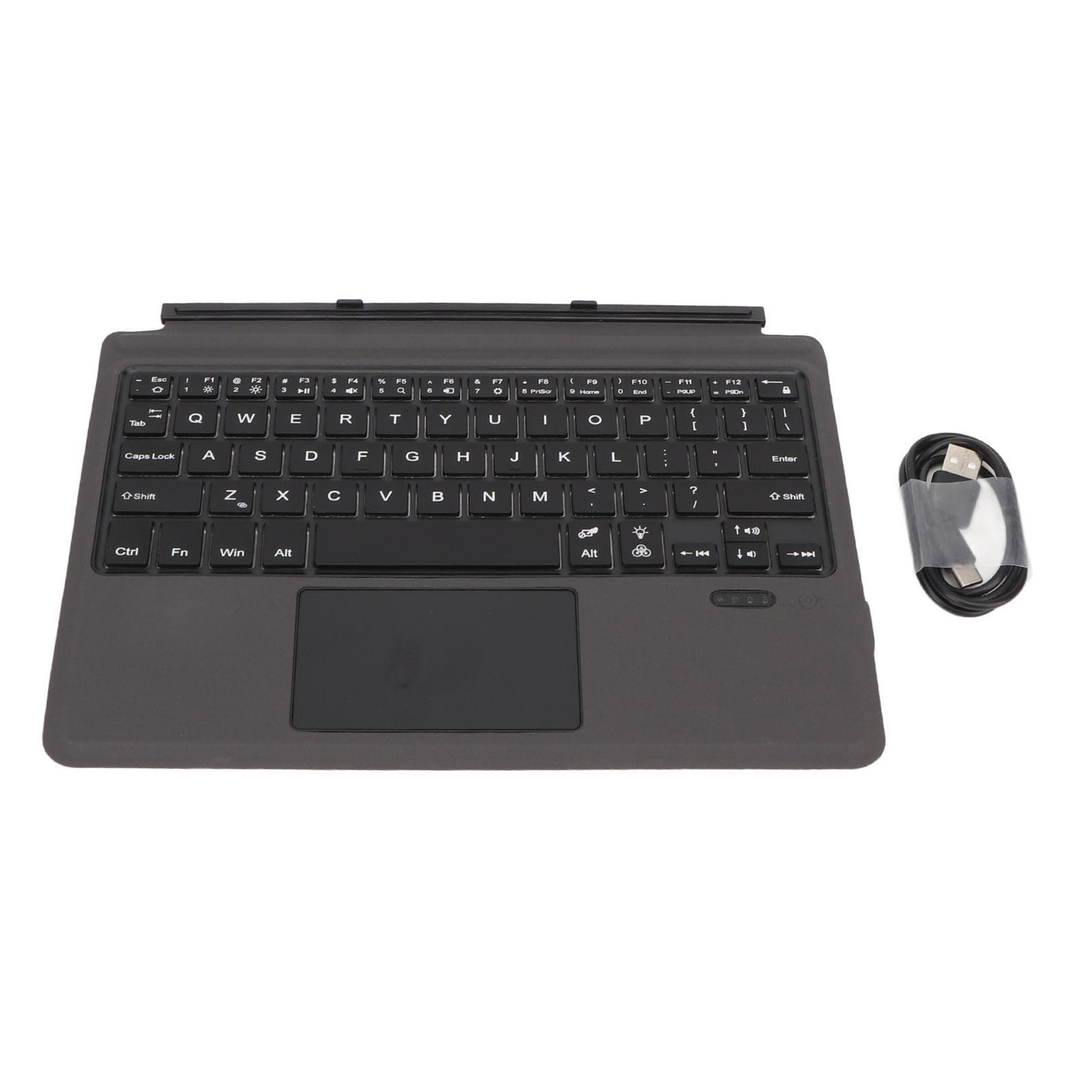 Bluetooth Wireless Keyboard Ultra Slim 7 Color Backlight Portable Wireless Keyboard with Trackpad