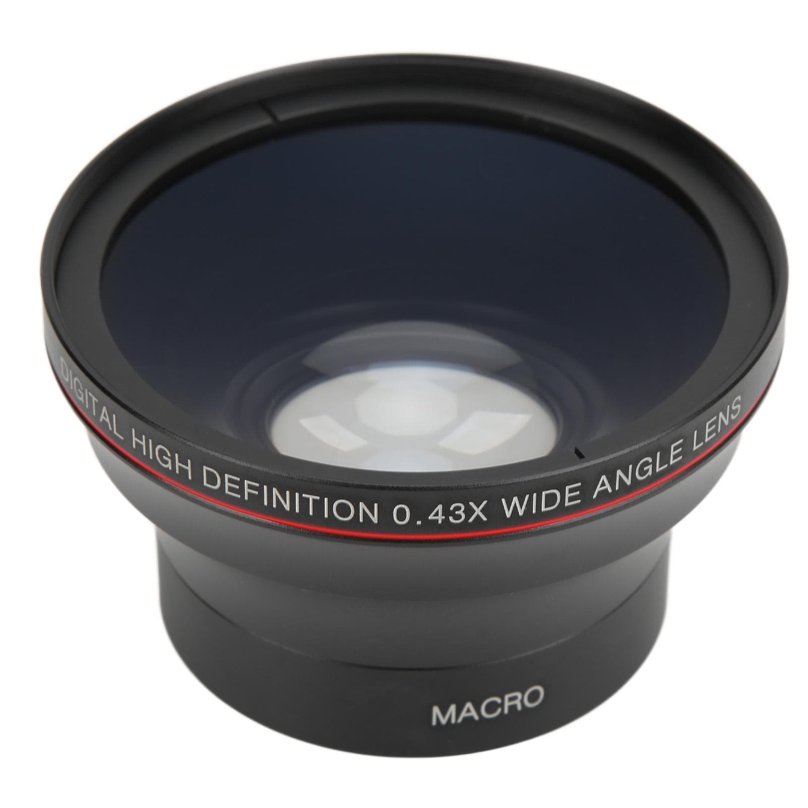 55mm 0.43X Wide Angle Lens Optical Glass Coating Technology Camera Accessory Imaging Clearly