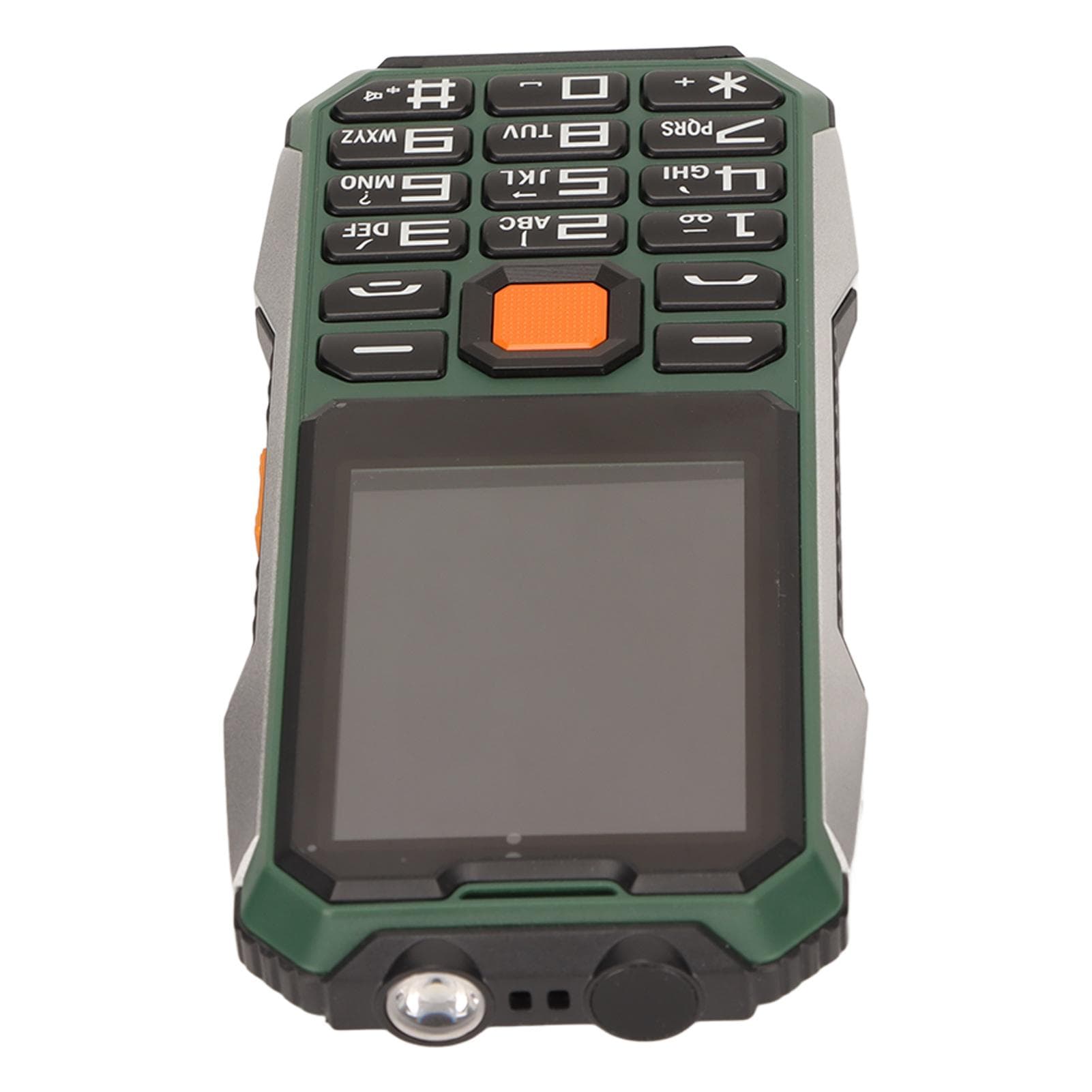 2G Seniors Cell Phone Dual SIM Big Button 2.4in HD Screen 6800mAh Long Battery Life Seniors Cell green