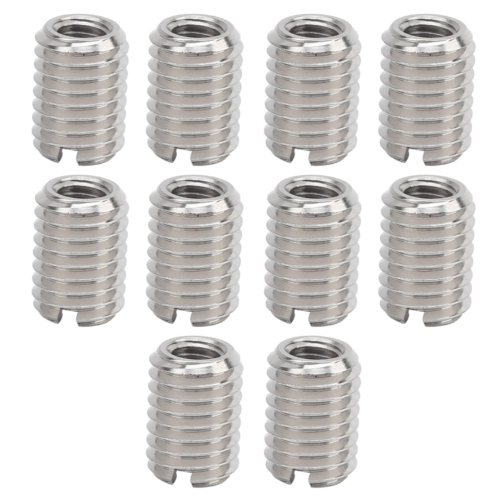 10Pcs Thread Inserts Male Female Reducing Nut Repair Tool Stainless Steel Fastener