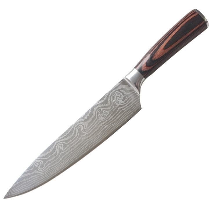 8-inch Chef's Knife Japanese Chef's Knife Damascus Steel Kitchen Knife Cooking Tool 1pc knife