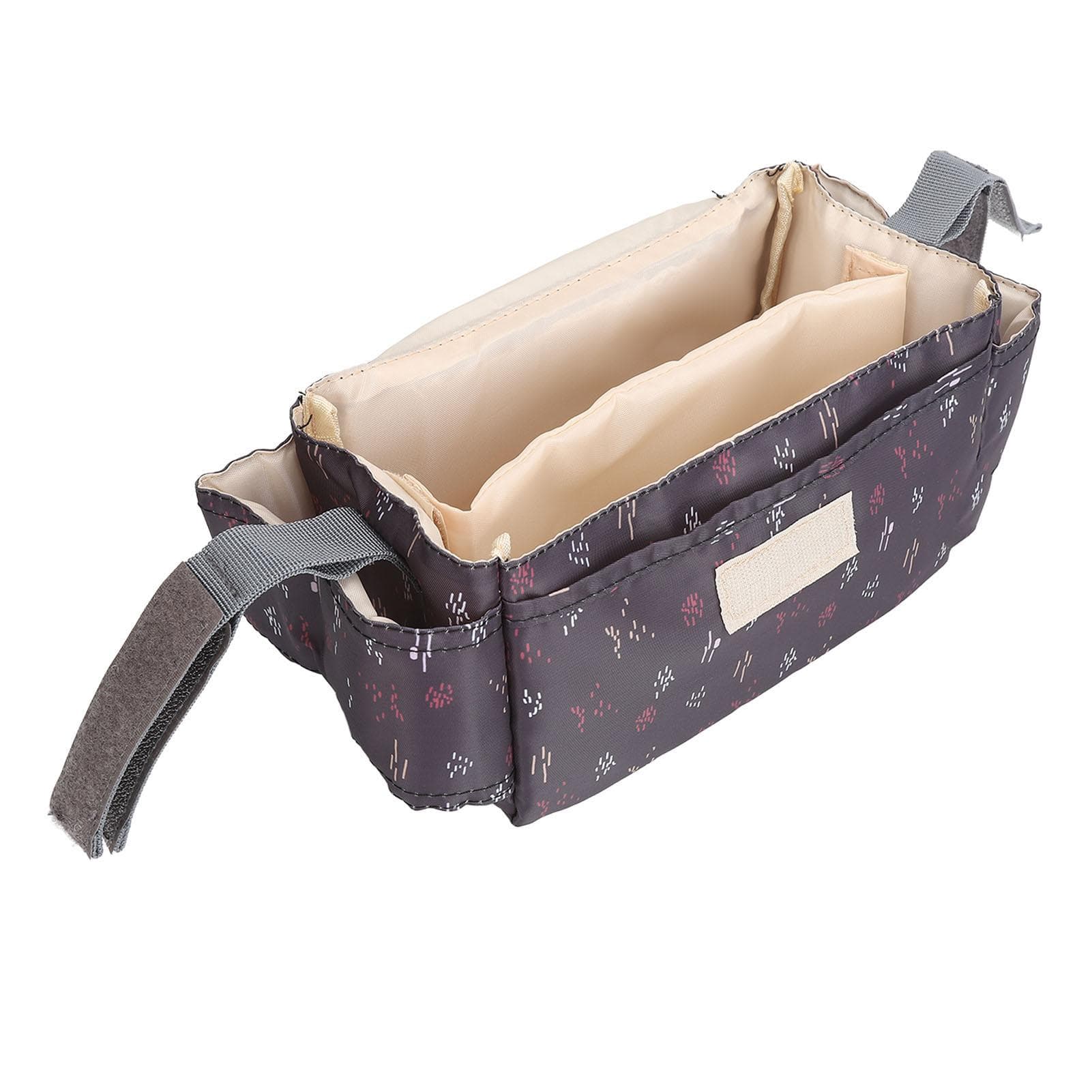 Universal Stroller Organizer with Insulated Cup Holder Phone Bag Waterproof Stroller Diaper Bag
