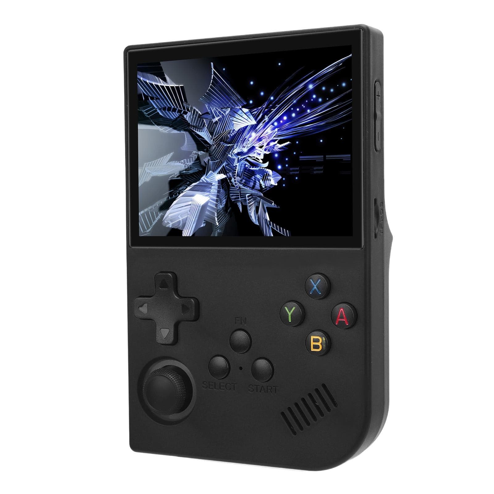 Handheld Game Console 64GB 3.5 Inch IPS Screen for RK3326 ARM 64bit Quad Core CPU Over 12 black