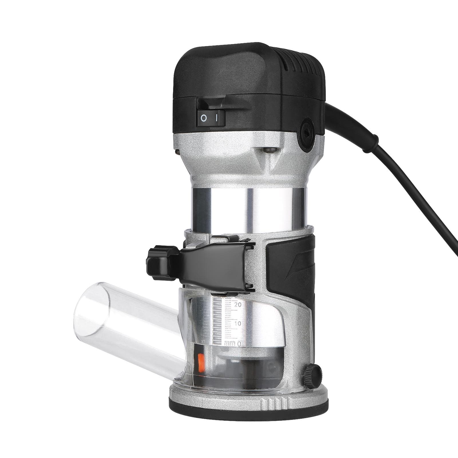 220V 2000W Handheld Wood Router 6 Variable Speed Electric Hand Trimmer with 6.35mm/ 8mm Replaceable