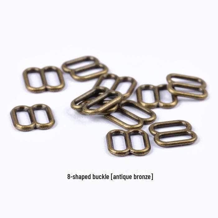 Adjustable Metal Bra Strap Rings and DIY Clothing Accessories