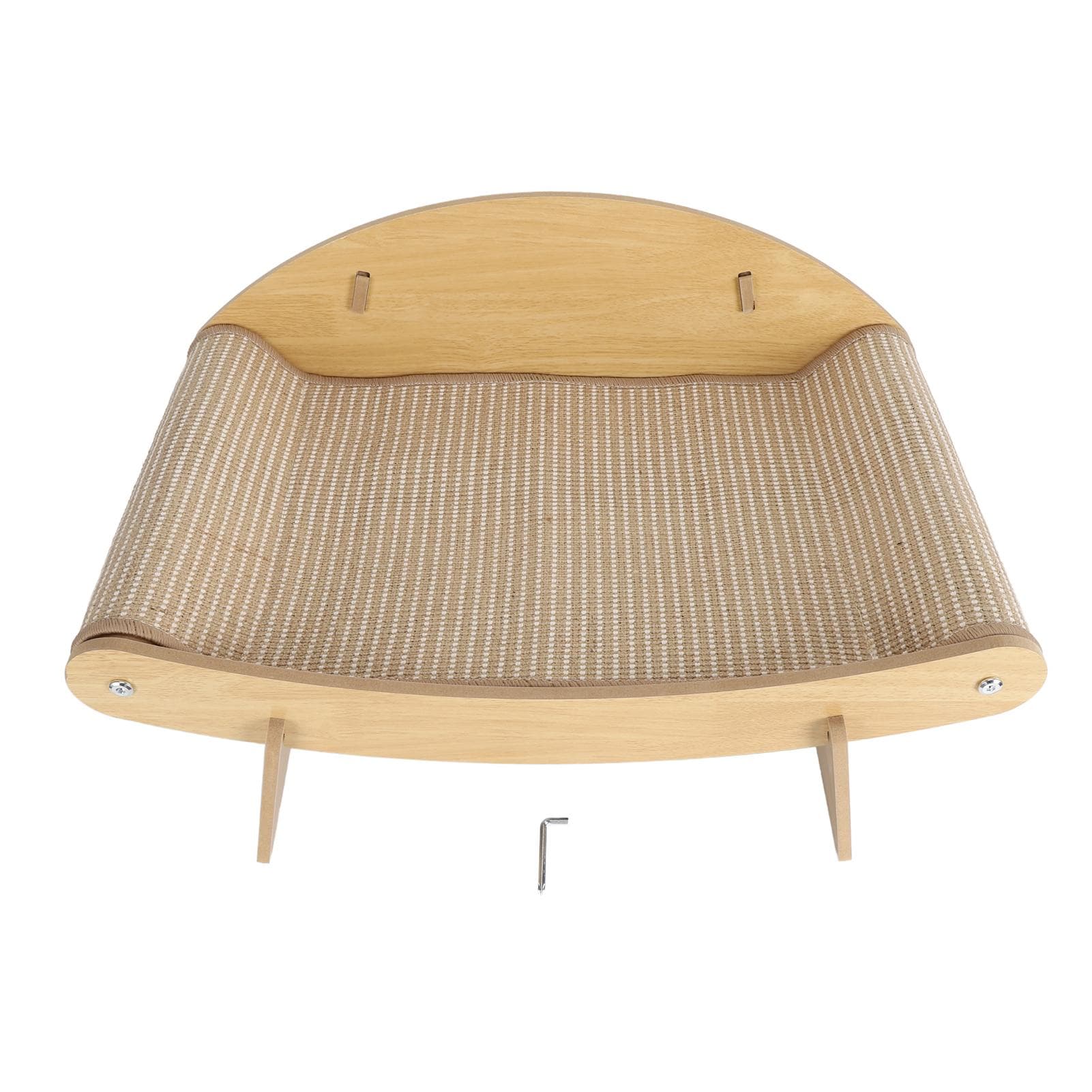 Cat Scratching Bed Wooden Structure Scratch Resistance Cardboard Cat Scratching Pad Lounge Bed for