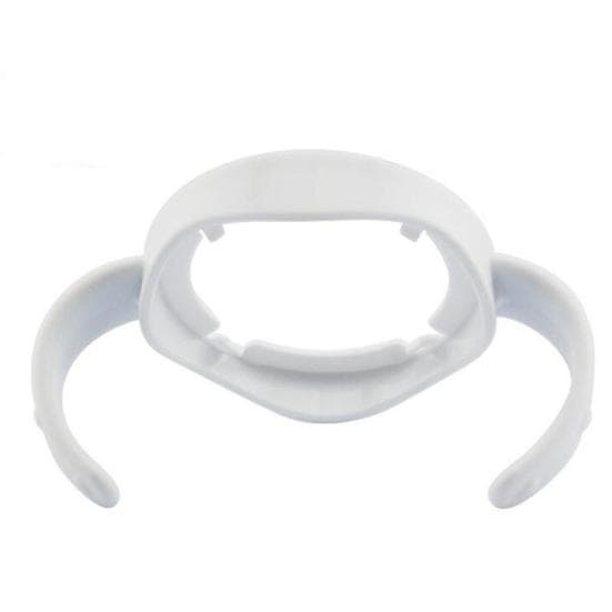 Non-Slip Baby Feeding Wide Mouth Breast Milk Bottle PP Grip Handle Accessory white