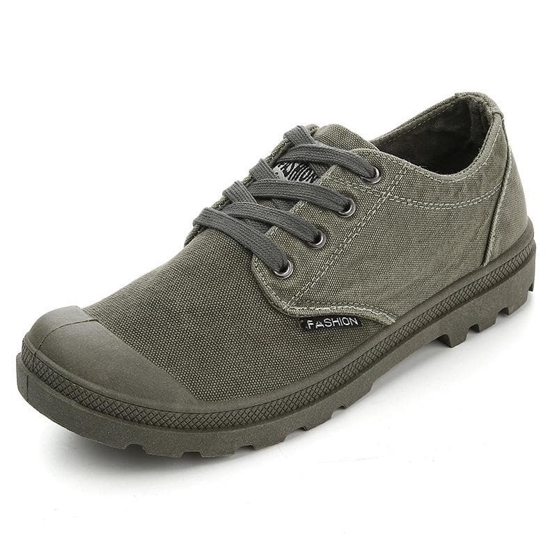 New Spring Canvas Shoes Korean Version of Campus Men's Shoes Trendy Breathable Sports Hiking Shoes 42