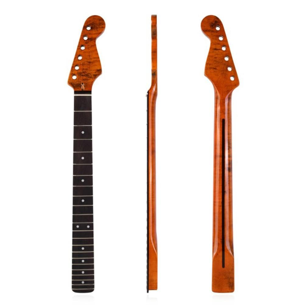 Electric Guitar Neck Replacement for Guitar Neck DIY Parts Replacement 22 Rose Wood Fretboard