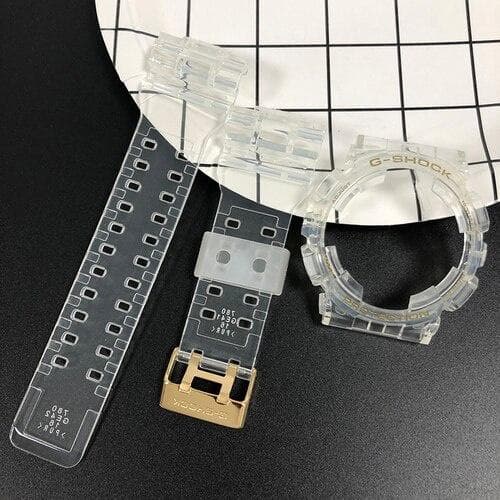 Camouflage Resin Strap for Casio G-SHOCK GD120 GD100 GA110 GA100 Frame Sports Bracelet GA100 GLS-100 Men's Watch Band gold