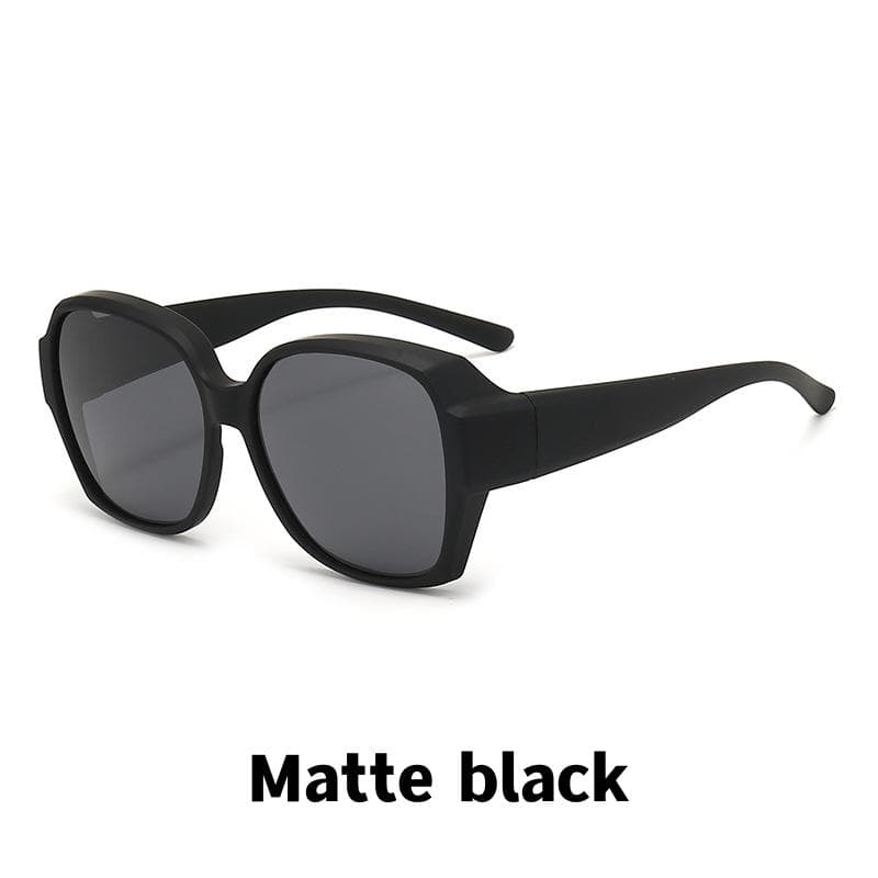 Men Square Sun Glasses Wear Over Prescription Glasses UV400 Sunglasses for Driving Fit Over Glasses Shades uv protection lens