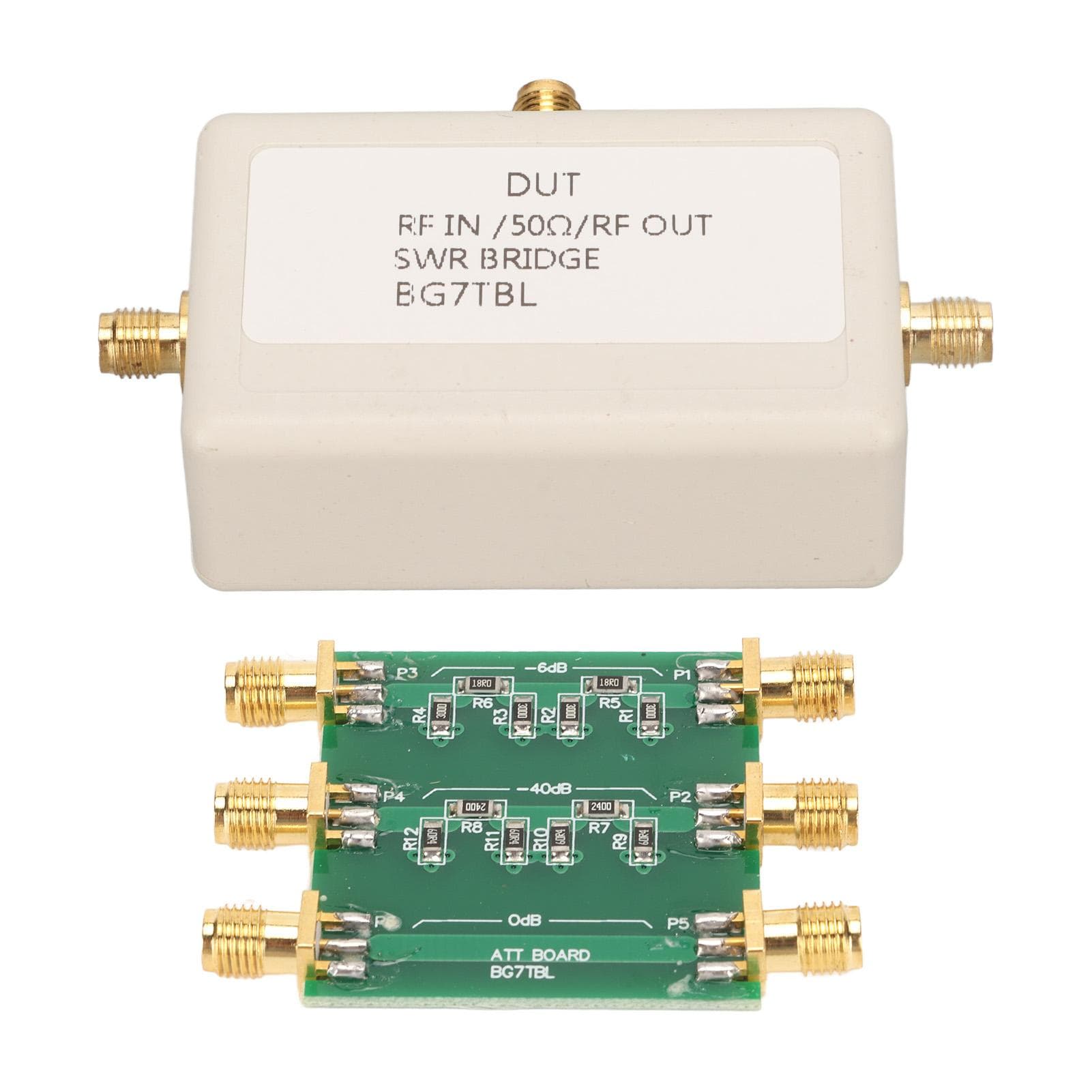 SWR High Power Bridge 1‑500Mhz 3 Ports Standing Wave Ratio Bridge for Antenna Measurement RF