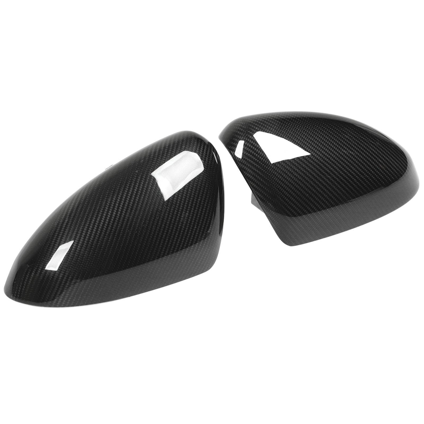 Side Mirror Covers 2PCs Carbon Fiber Rearview Mirror Caps Moulding Trim Replacement for Subaru BRZ