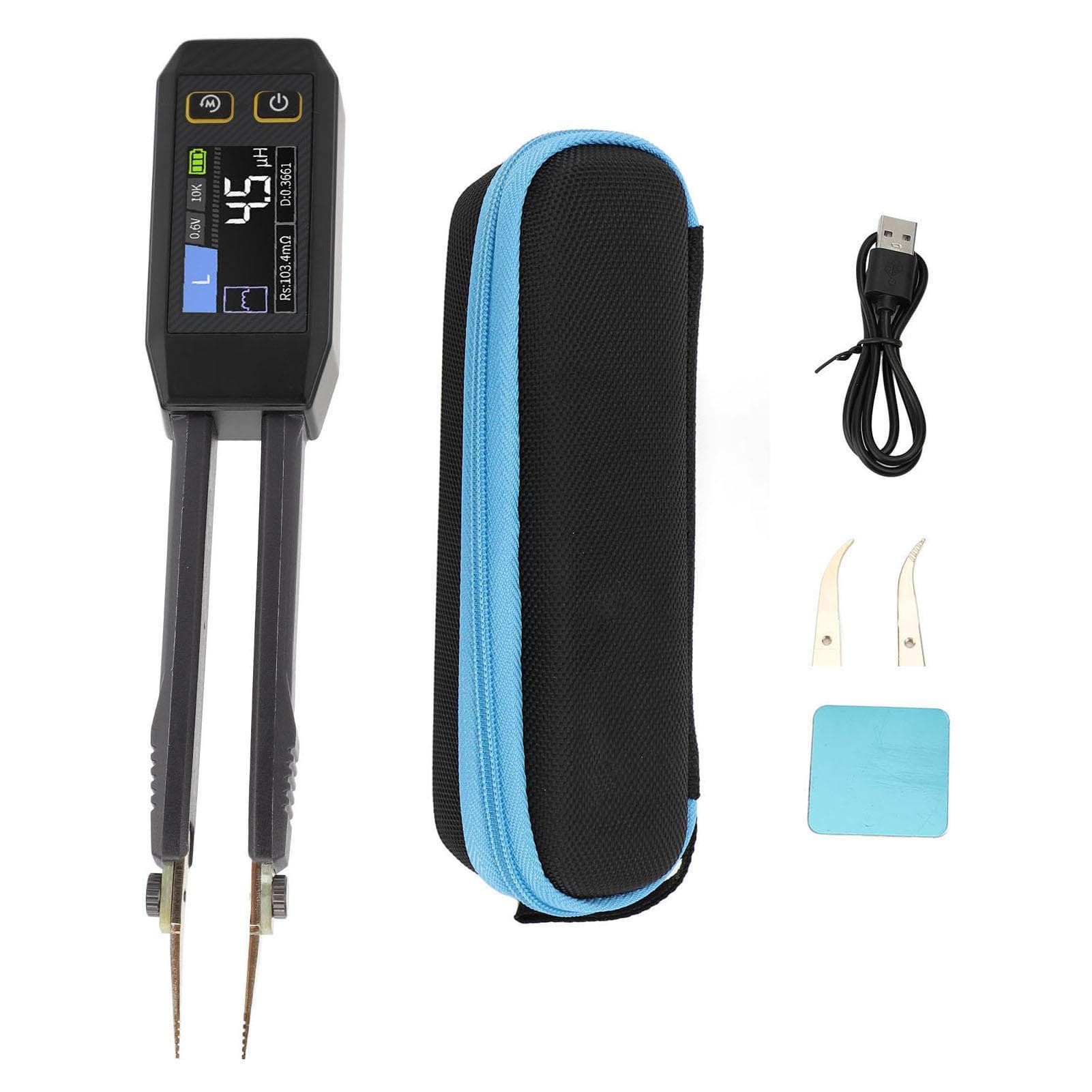 Digital SMD Tester 100HZ 1kHZ 10khz Resistance Capacitance Diode Continuity Test Tester Smart