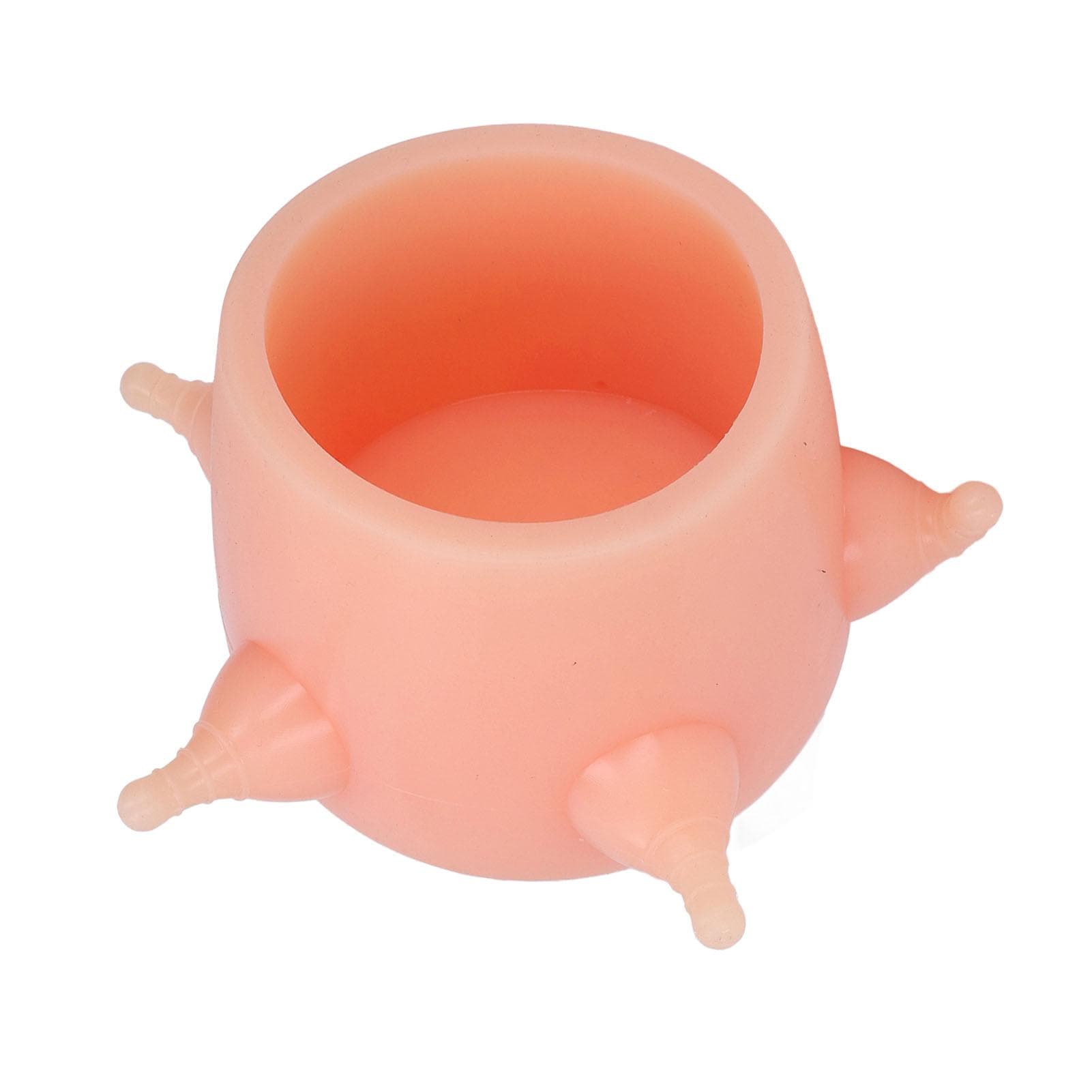 Kitten Milk Bowl Feeder Multipurpose High Simulation Reusable Soft Silicone Puppy Nursing Station