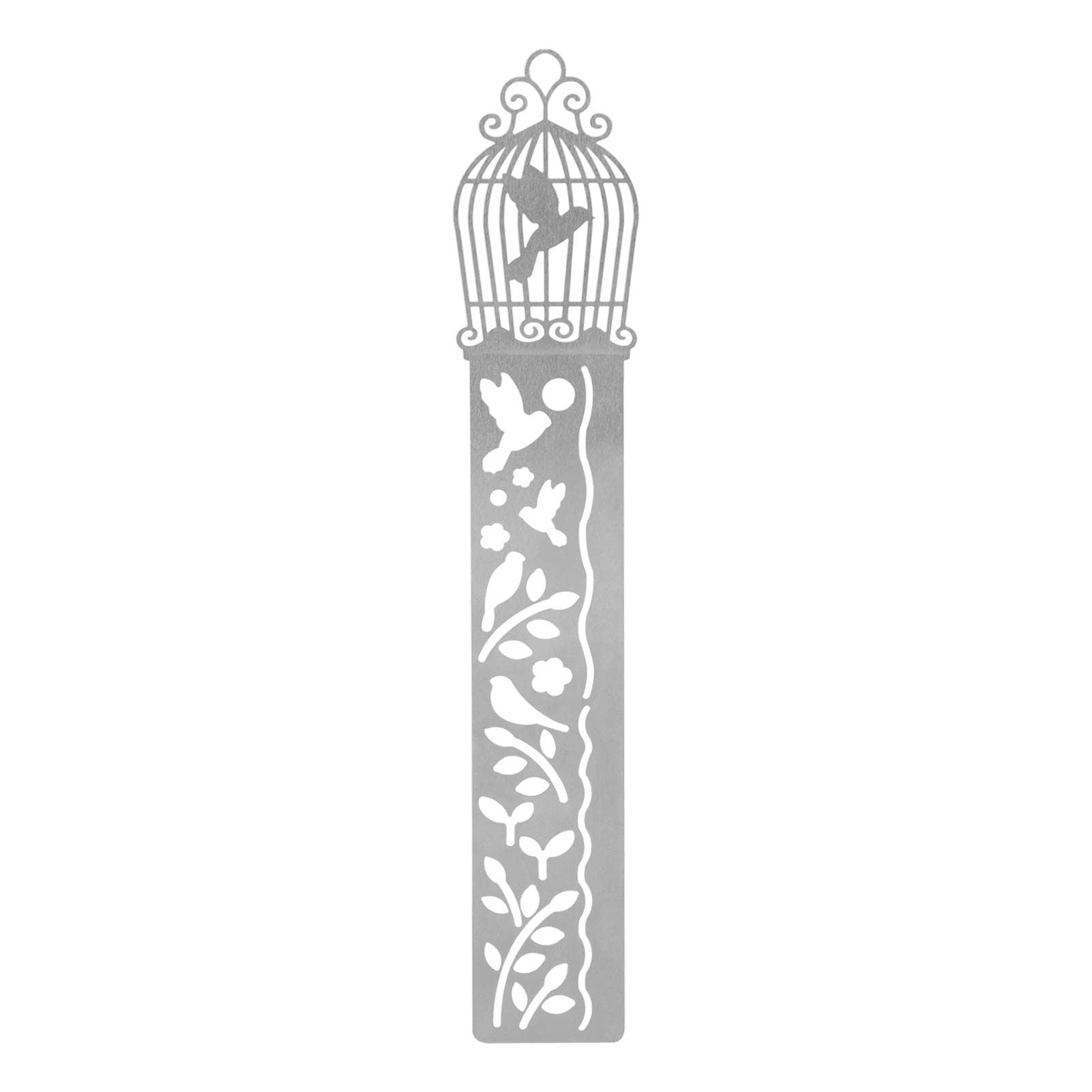Metal Ruler Multifunctional Hollow Birdcage Painting Stencils for Painting Hand Account Decration