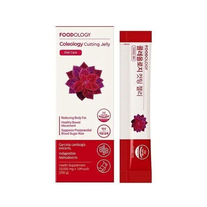 FOODOLOGY Coleology Cutting Jelly (10ea) - Fat burner Carbohydrate Cut Slimming Garcinia Cambogia 1box