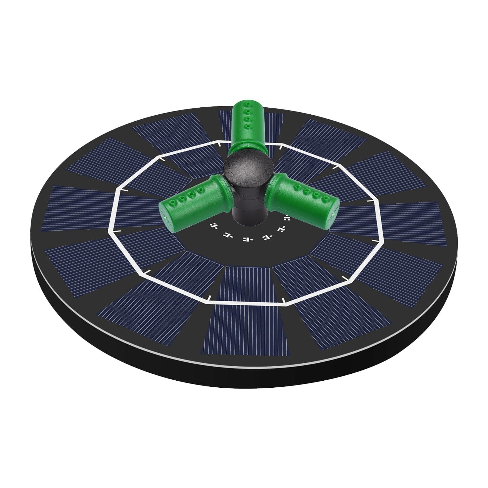 2.5W Solar Fountain Pump With 360 degrees Rotatable Nozzle Solar-power Fountain Free Standing Water Pump black