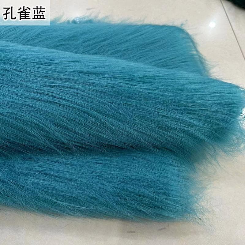 100x180cm Long Faux Fur Fabric Carpet Clothes Doll Plush Stuffed Toy for Needlework DIY Handmade Sewing Accessories 50x180cm