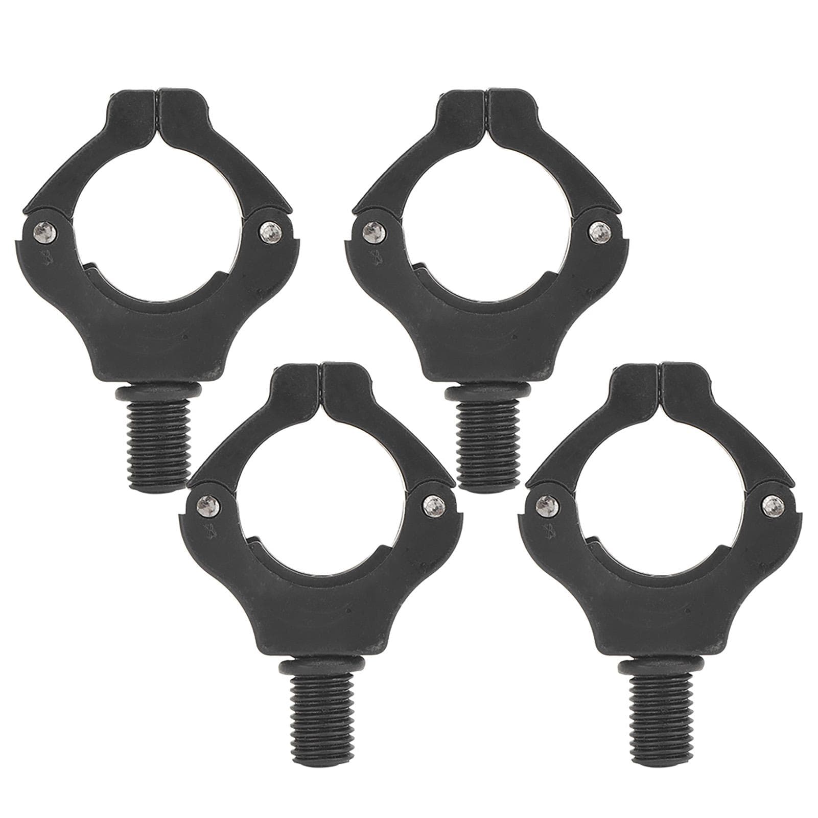 4PCS Magnetic Bracket Head Automatic Adjustment Fishing Rod Tail Rest Holder Tool Accessories black