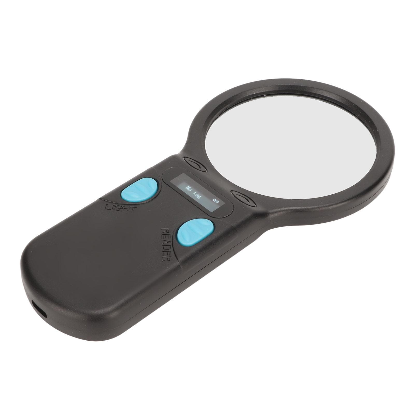 Pet Microchip Scanner Black Portable Handheld OLED Display Pet ID Scanner 134.2Khz 125Khz RFID