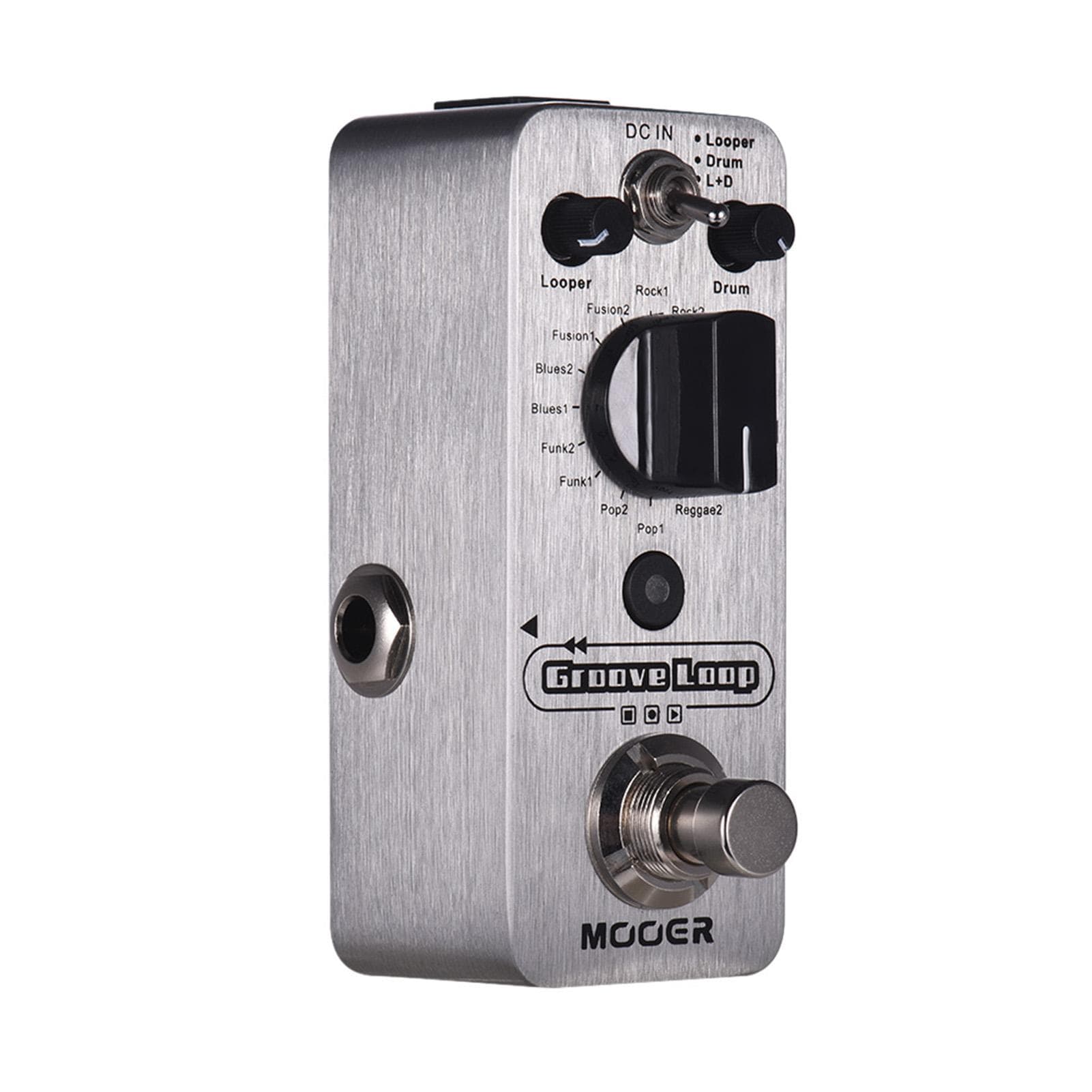 MOOER Groove Loop Drum Machine & Looper Pedal 3 Modes Max. 20min Recording Time Tap Tempo True