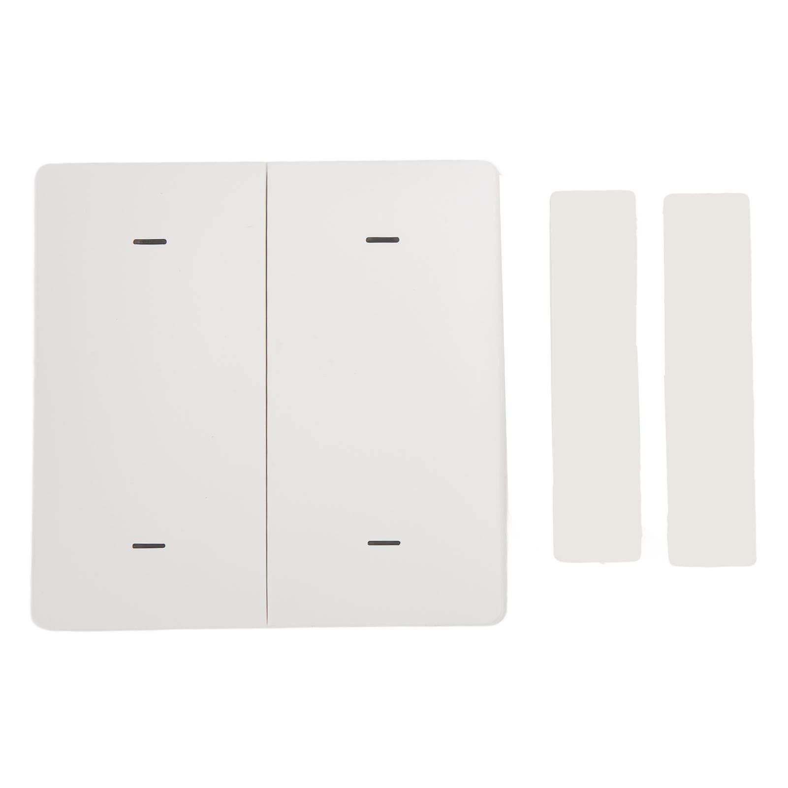 Smart Light Switch 4 Gang White High Temperature Resistant Smart Home Automation Scenario Switch