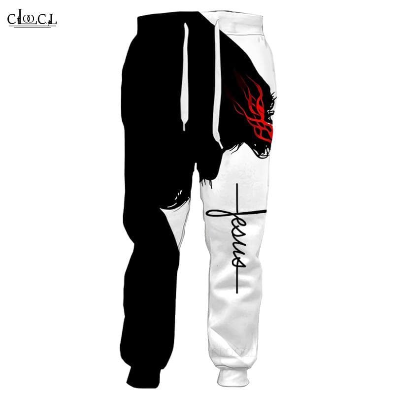 Spring Autumn Christian Jesus Catholic Men Women Trousers 3D Print Jogging Fashion Casual Men's Pants Streetwear Sweatpants XXL