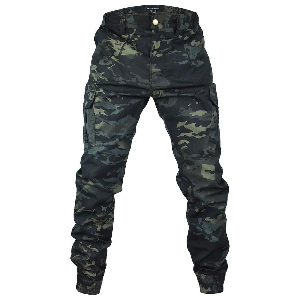 Mege Tactical Camouflage Joggers Outdoor Ripstop Cargo Pants Working Clothing Hiking Hunting Combat Trousers Men's Streetwear L