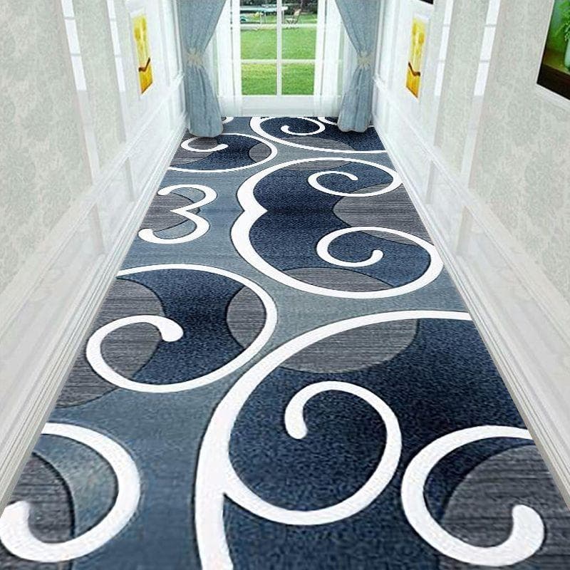 Luxury Design Long Carpet Runner for Corridor Hallway Decor Non-slip Strip Carpets HOTEL Living Room Doorway Washable Doormat 60x100cm