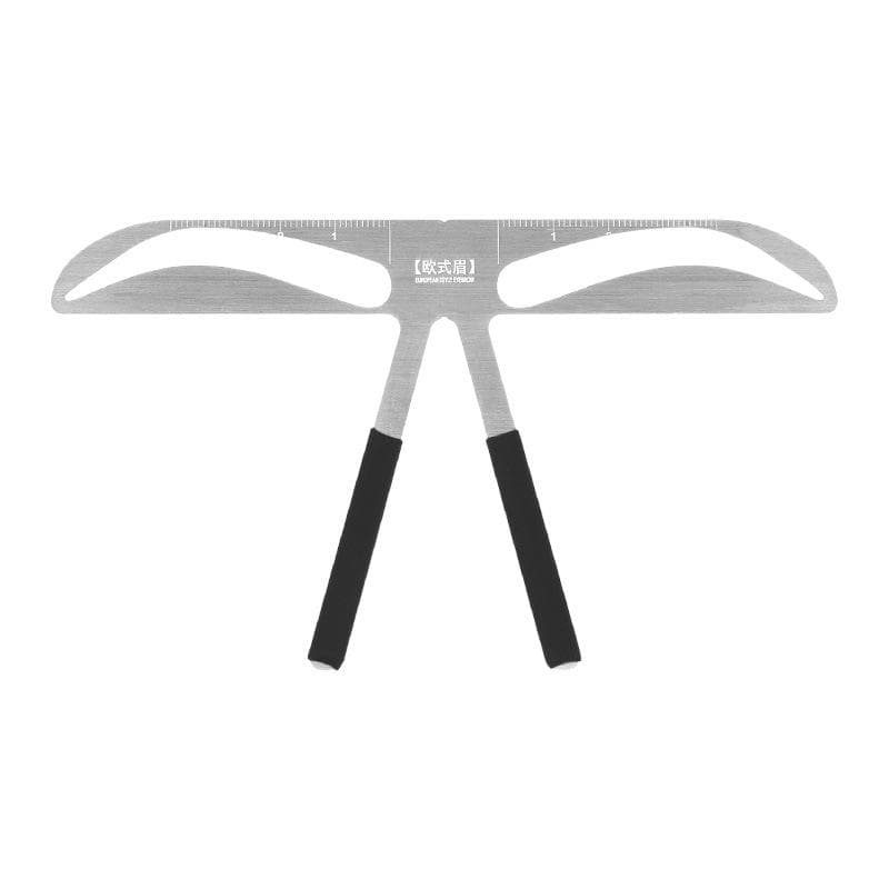 1pc Stainless Steel Eyebrow Shaping Tool - Flexible, Reusable Template For Perfect Brow Shape, Suitable For Beginners And Tattoo Artists