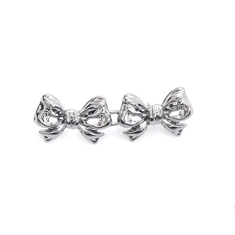 Bowknot Button Adjuster for Pants and Skirts Waist Tightener Adjustable Waist Buckle for Jeans No Sewing Required